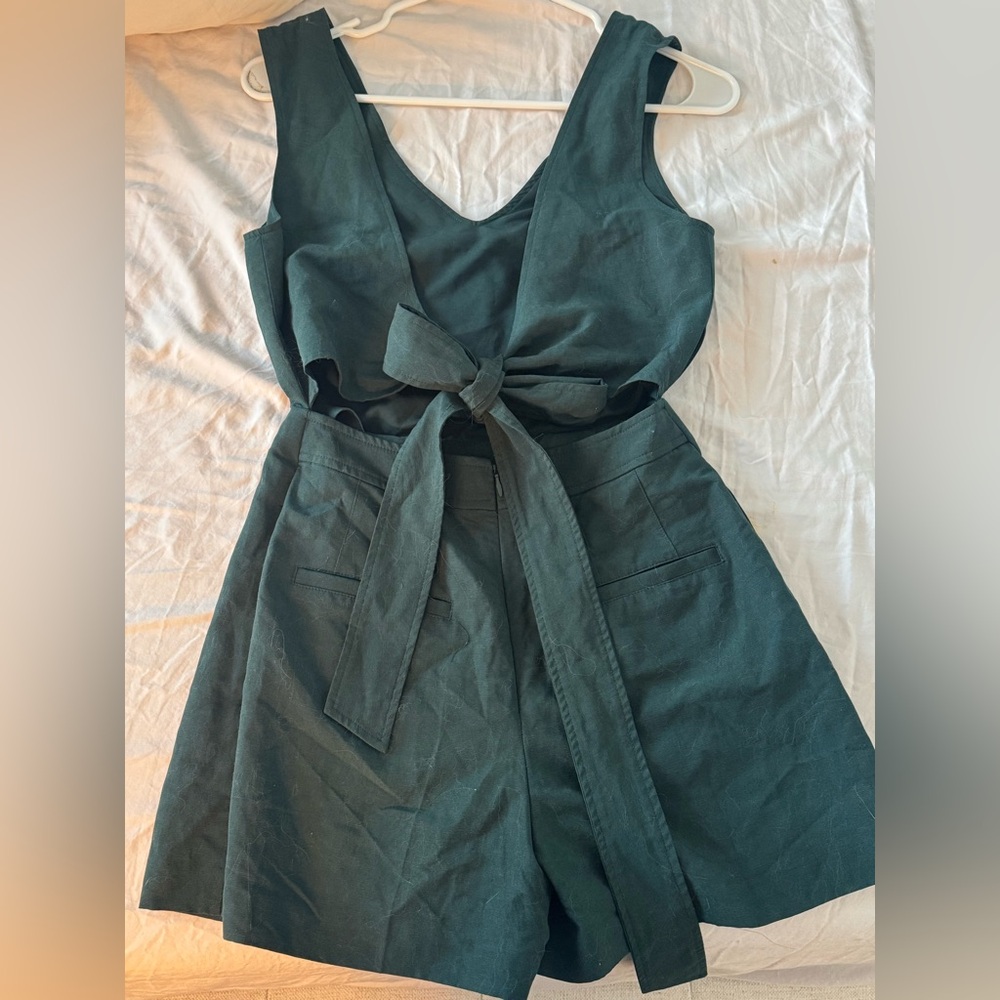 Dark green jumpsuit
